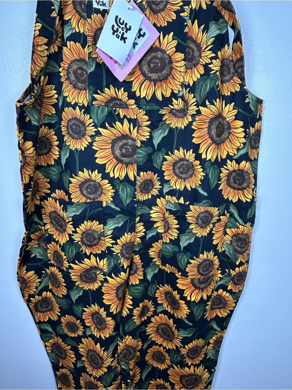 Lucy & Yak Sunflower Original Dungaree Organic Cotton Overalls Dungarees - Picture 3 of 15